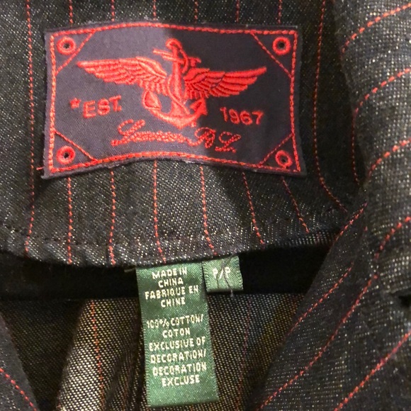 Lauren RL nautical denim pea coat - Picture 3 of 4